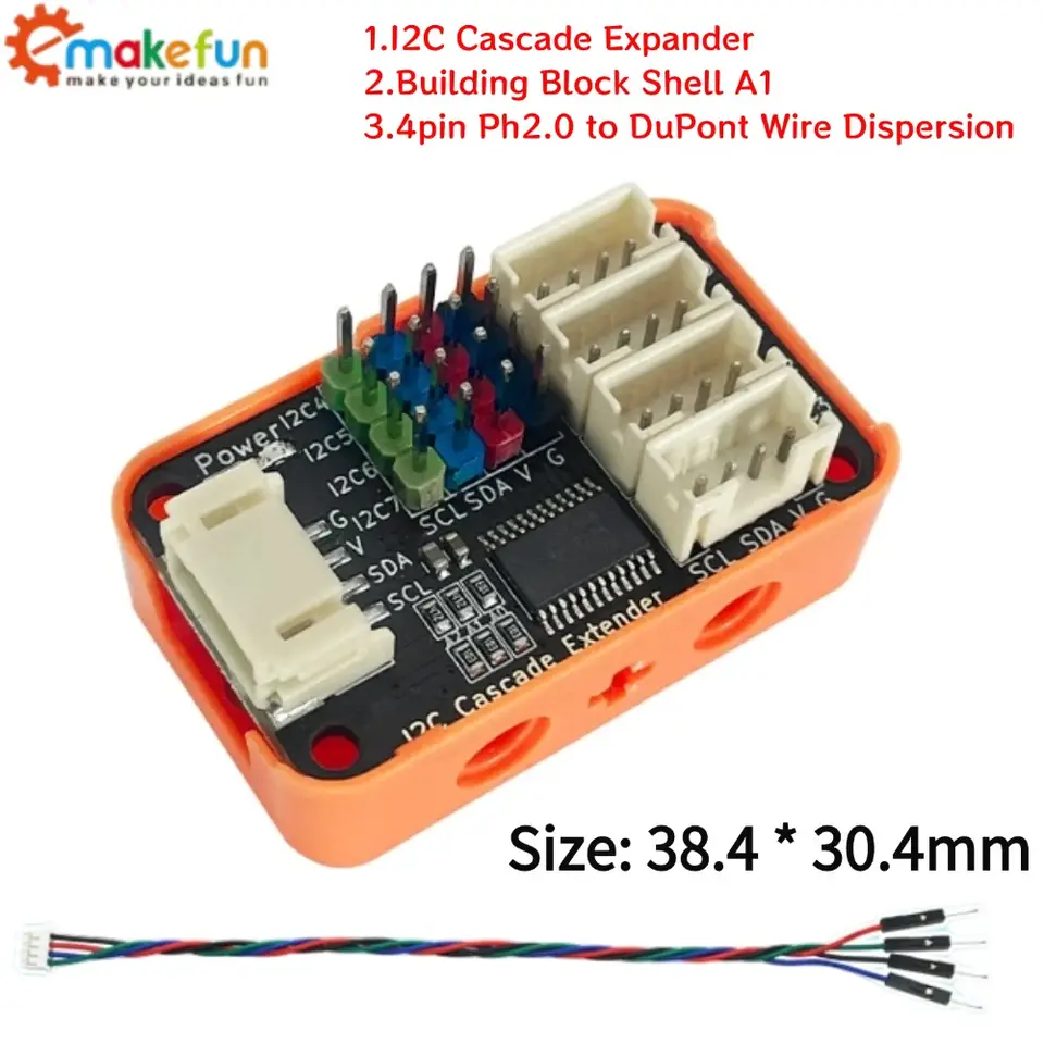 TCA9548A I2C Multiplexer Module 1-to-8-way Default I2C Address 0x74 Suitable for Arduino/ESP32/Microbit/Raspberry Pi 3.3-5v image 7