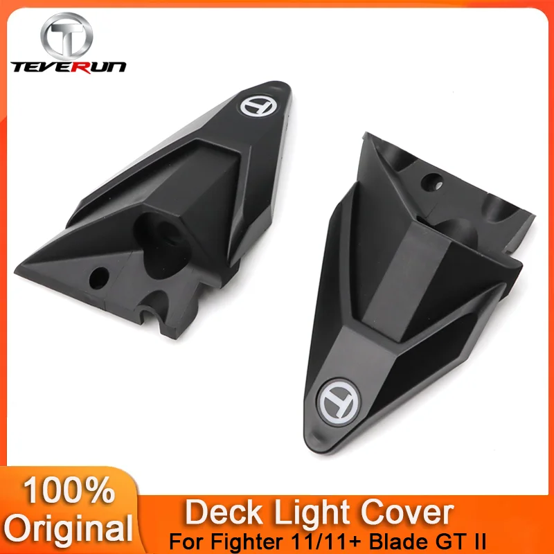Original Deck-Lichtabdeckung für Teverun Fighter 11 11+ Blade GT II Elektroroller Pedal-Lichtabdeckung Offizielles Teverun Zubehör