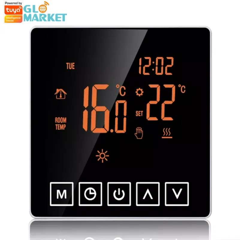 

Умный термостат Glomarket Tuya с Wi-Fi и сенсорным экраном, 16 А