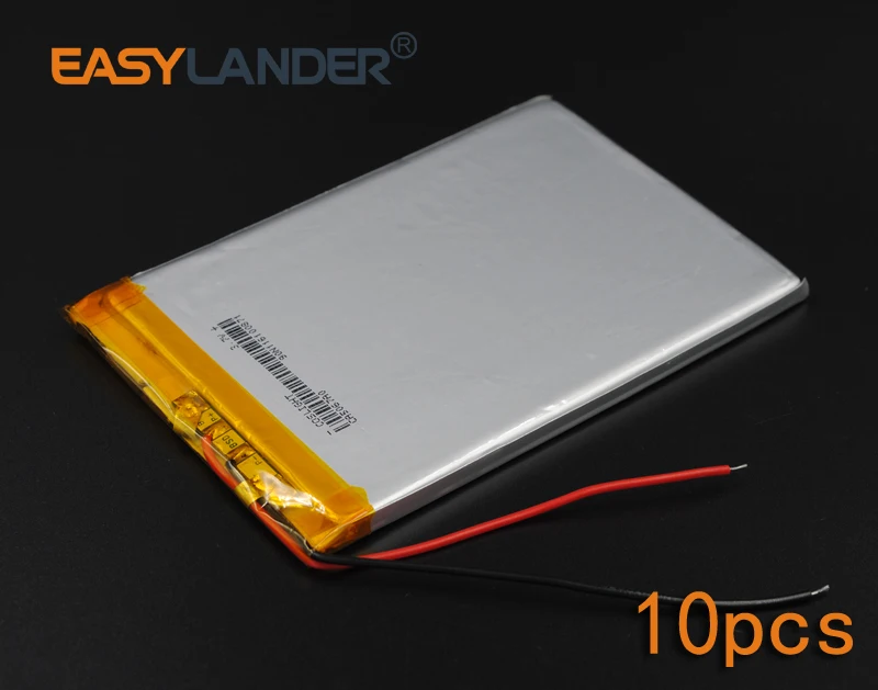 

10pcs/Lot 3.7V 3500mAh 4270100 Rechargeable li Polymer Li-ion Battery For Bluetooth Notebook E-Book Power Bank Portable DVD