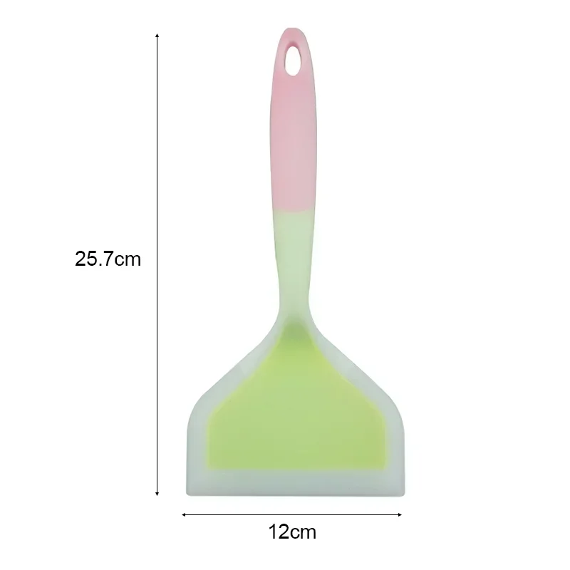 Silicone Non-stick Kitchen Ware Cooking Utensils Spatula Beef Meat Egg Scraper Wide Pizza Tools Shovel Pancake Steak Spatula pancake spatula