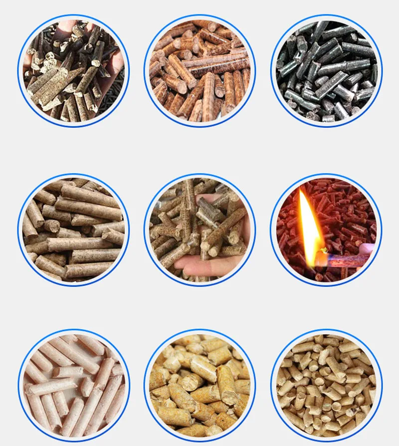 220V380V Poultry Farming Corn Straw Pellet Machine Animal Feed Pellet Machine Small Household Feed