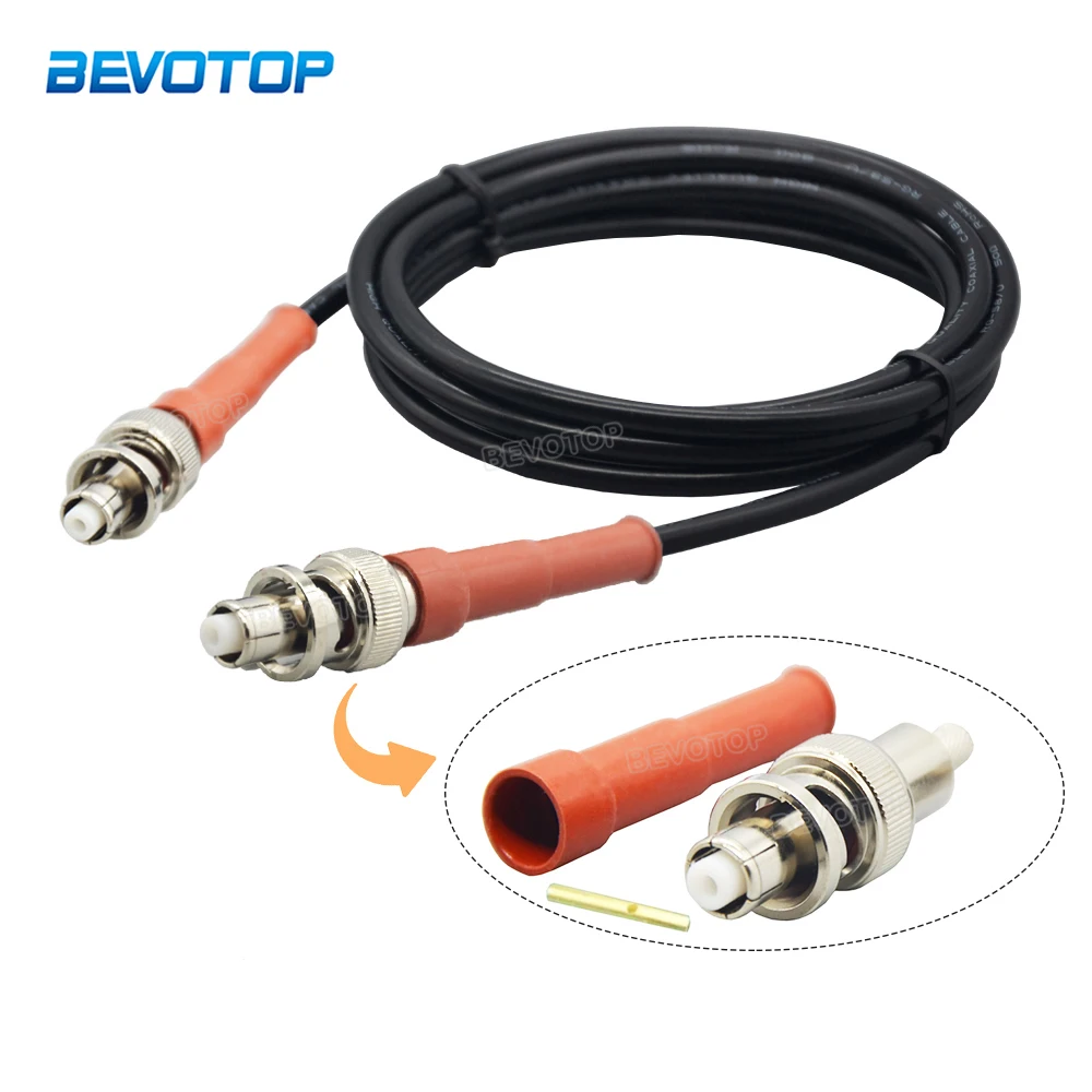 

1Pcs 5000V SHV RP-BNC Male to RPBNC Male Jack RG58U 5KV High Voltage Power Audio Cable High Quality RF Coaxial Jumper Pigtail
