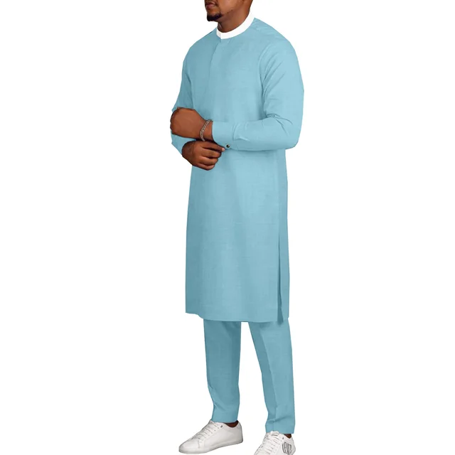 Shola Long Sleeve Kaftan Outfit - Image 3