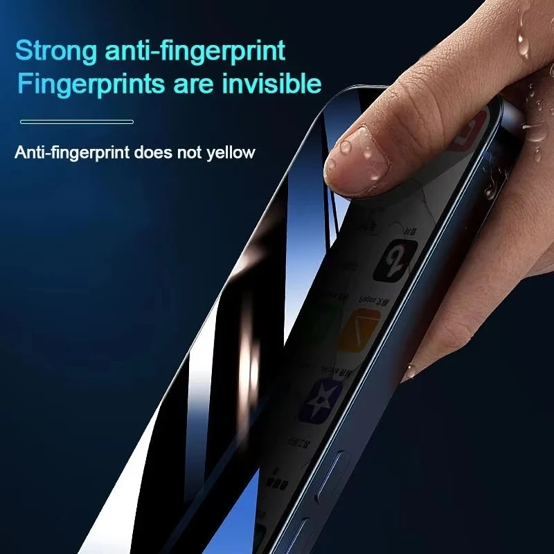 Enhanced Privacy Screen Protector for Smartphones - Anti-Spy Tempered Glass Film