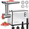 2500W Electric Meat Grinder, Sausage Stuffer Maker, Stainless Steel Food Grinder with Sausage Tube Kubbe Maker for Home Kitchen 1