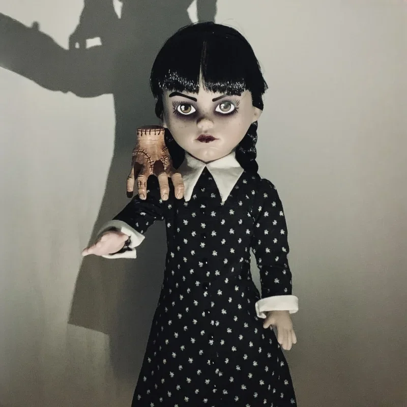 

1/6 Mezco Ldd Addams 10 Inch Anime Figure Living Dead Dolls Wednesday Model Collectible Action Model Toys Kids Gifts In Stock