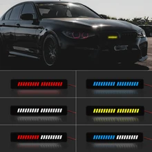 

3D Car Front Grille Mid Net LED Decorative Light Badge Emblem Car Light Beacon Day/Night Time Running Decorative Atmosphere Lamp
