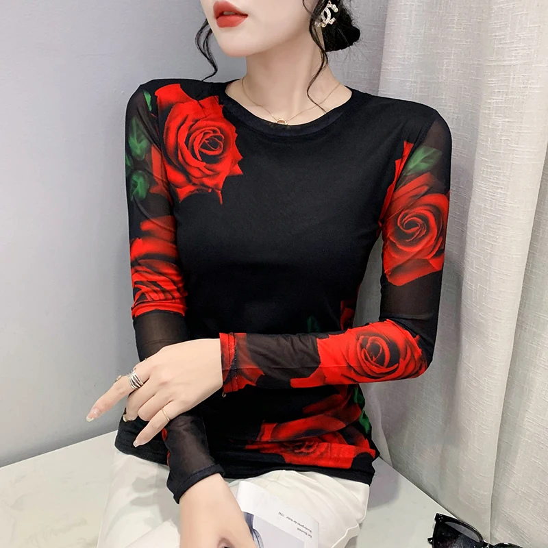 Blusa De Manga Larga Para Hombre Cuello Redondo Estampado De Los Angeles Casual Delgada Deportiva Culturismo Camisas Musculares