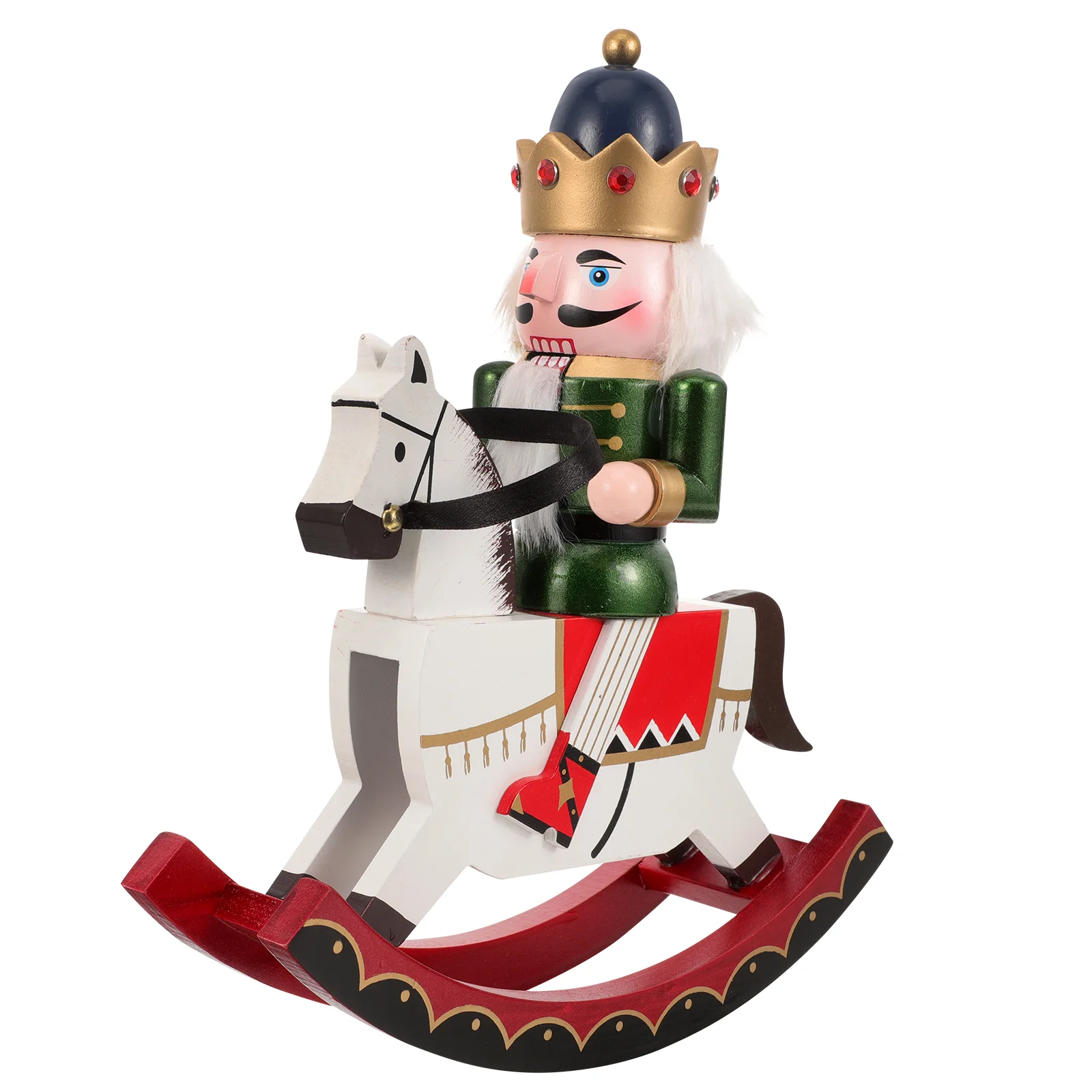 

Wooden Nutcracker Festive Christmas Nutcracker Craft Wooden Horse Nutcracker Soldier Christmas Decorations