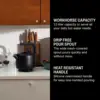 Electric Clyde Kettle - 1.5 Liter Capacity - Modern Twist On Stovetop Design, All-Purpose, Stainless Steel - Warm Water for Rame 2