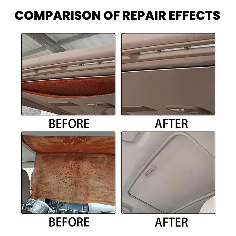 Car Headliner Glue Car Headliner Fabric Glue Self-adhesive Interior Roof Repair Leather Repair Powerful Spray Fixes car glue