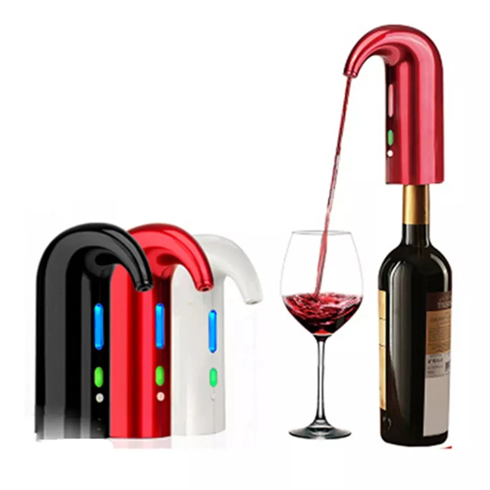 Usb Auto Sidro Decanter Aeratore Elettrico Per Vino Usb Whisky Versatore Dispenser Strumenti Portatile Veloce Whisky Decanter Per Regali Uomo