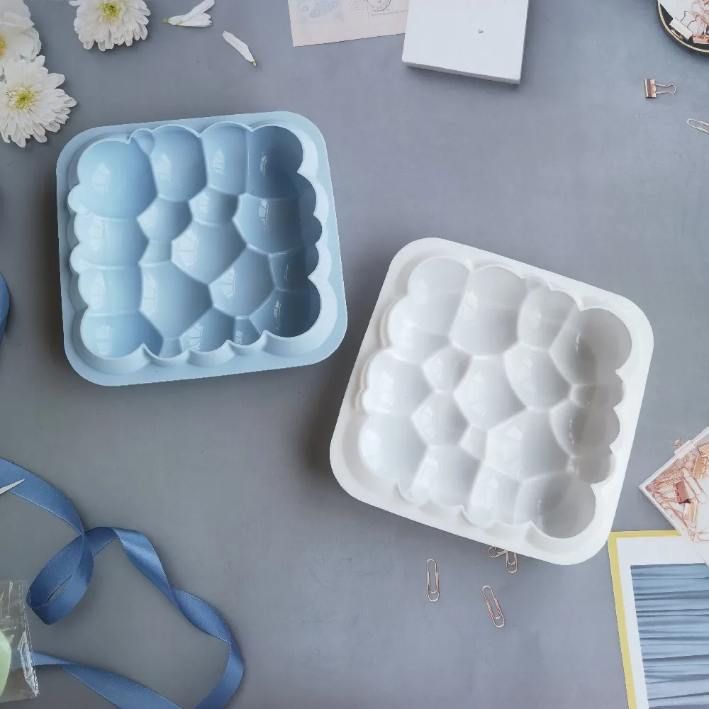 Silicone Bakvorm,Siliconen Cakevorm Platte Vorm - Makkelijk Schoon Te Maken Antiaanbak Herbruikbare Plaat Voor Familie Vrienden Collega's Koekjes Taarten Dessert