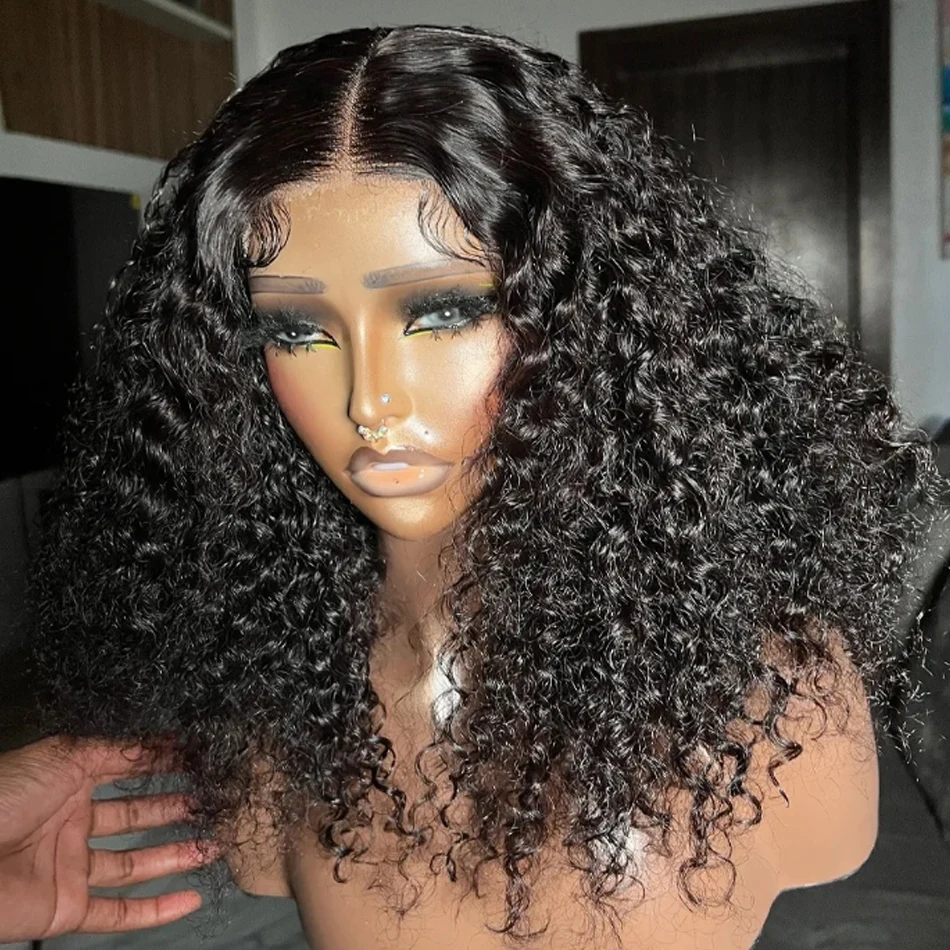 Water Wave Bob Glueless Wet And Wavy HD Lace Frontal Precut Human Wigs Brazilian lace front wig human hair wigs human hair wig front lace wig