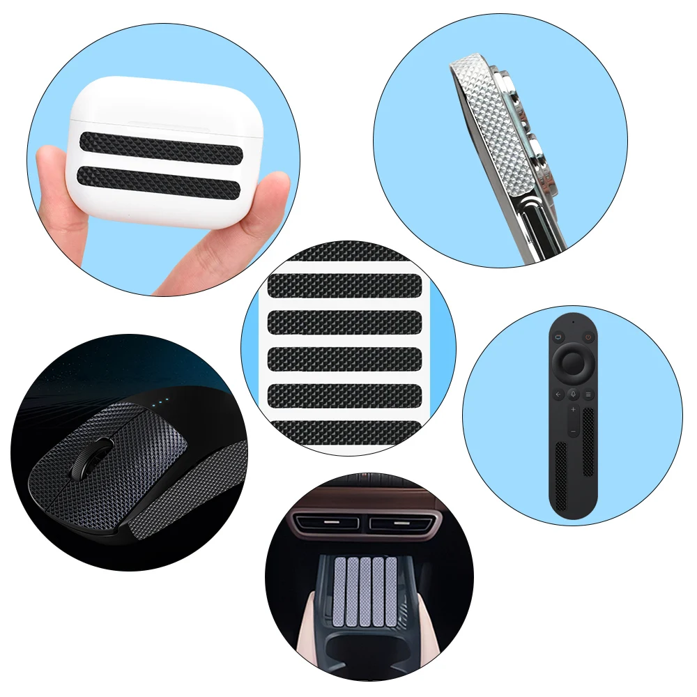 Mobile phone case earphone computer tablet anti-slip anti-collision sticker transparent DIY