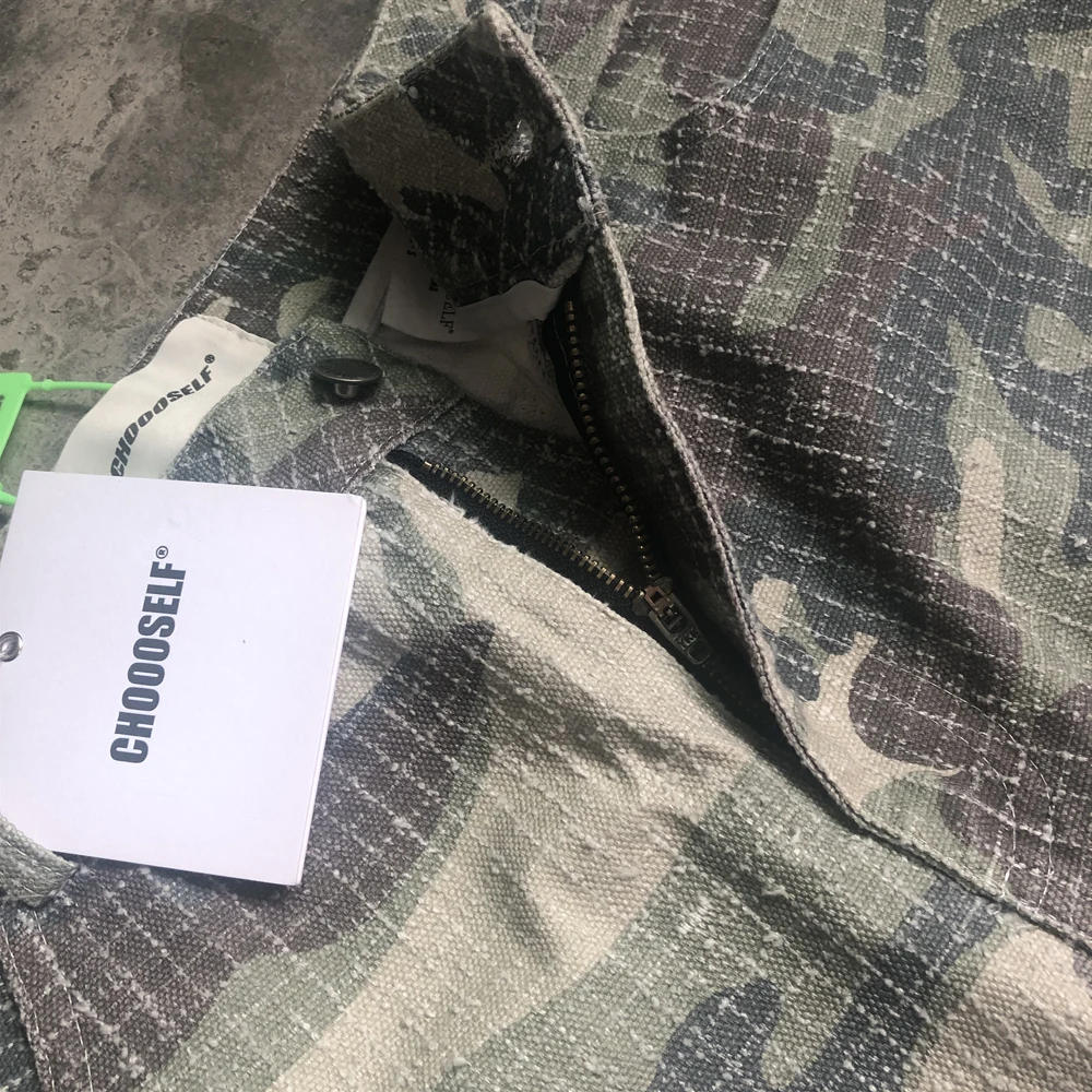 Frog Drift Fashion American Style Streetwear Camouflage Cargo Pants Vintage Clothing Loose Cotton Trousers For Men Unisex