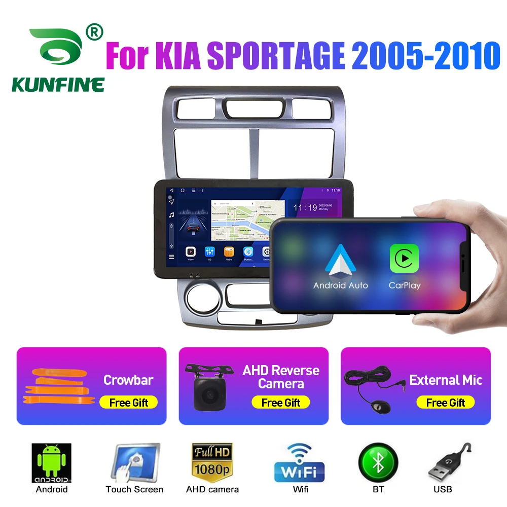 

10.33 Inch Car Radio For KIA SPORTAGE 2005-2010 2Din Android Octa Core Car Stereo DVD GPS Navigation Player QLED Screen Carplay