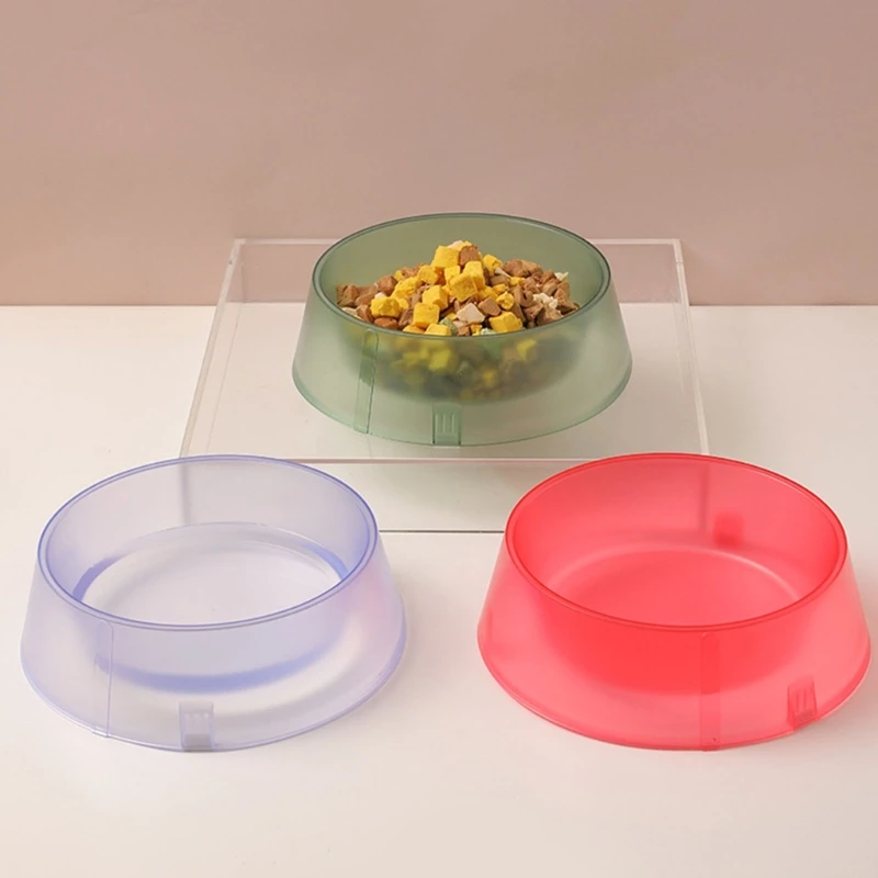 DogBowlAntispillFoodContainerTransparentFeedingBowlPuppyWater