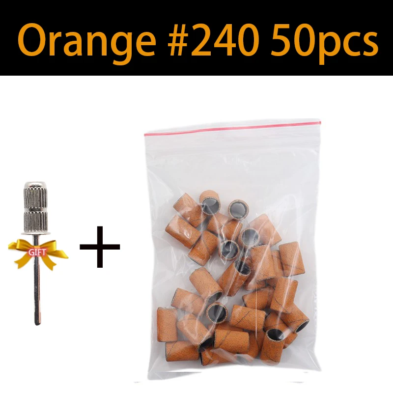 Vibrant Multi-Grit Nail Drill Sanding Bands