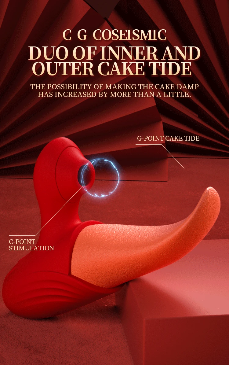 Realistic Licking Tongue Rose Vibrator for Women 7 Speeds Nipples Clitoral Stimulation Sucking Sex Toys for Adult Female Couples