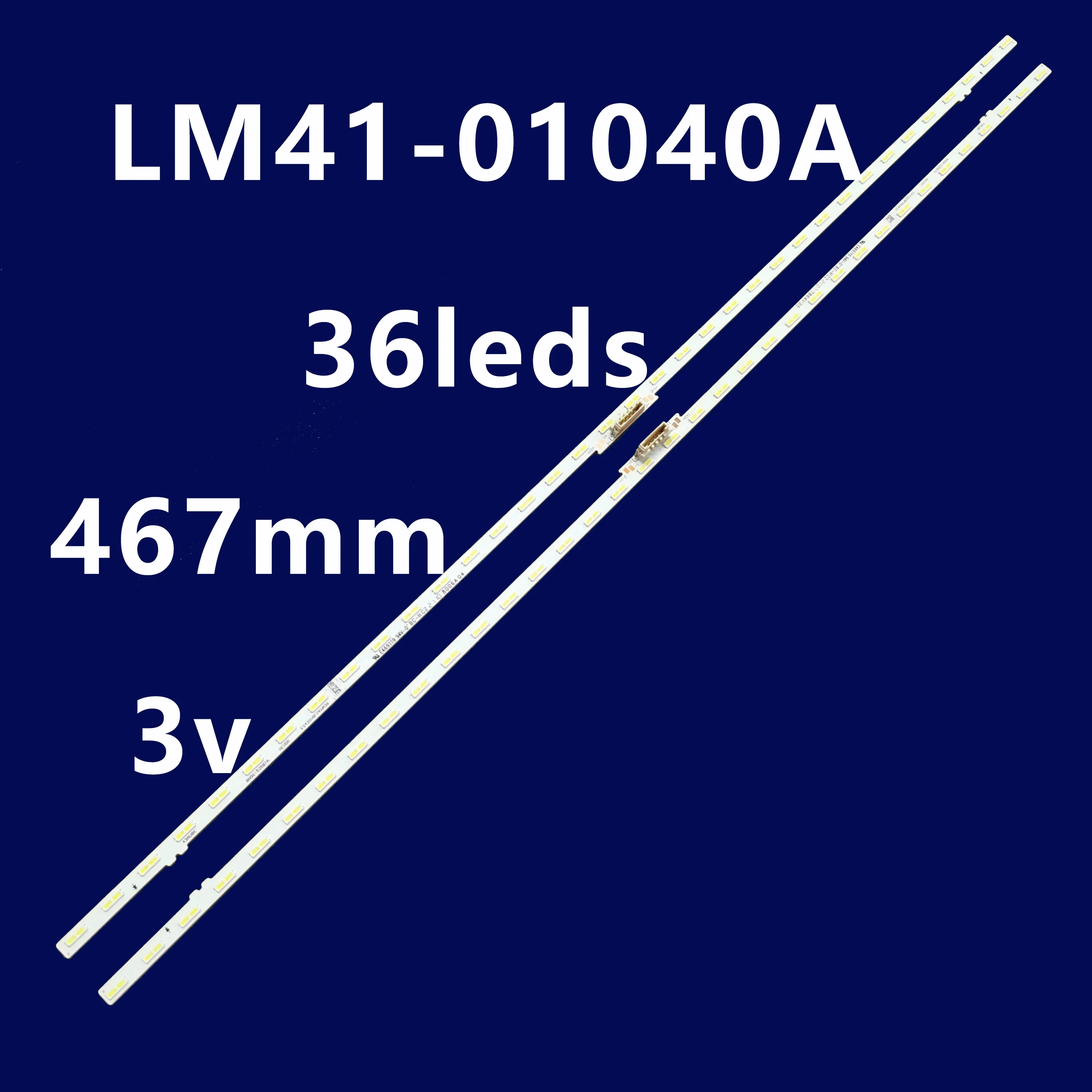 LED Backlight Strip 36LED LM41-01040A 43AU8K BN96-52587A UN43AU8000 UE43AU8000 UE43AU8005K