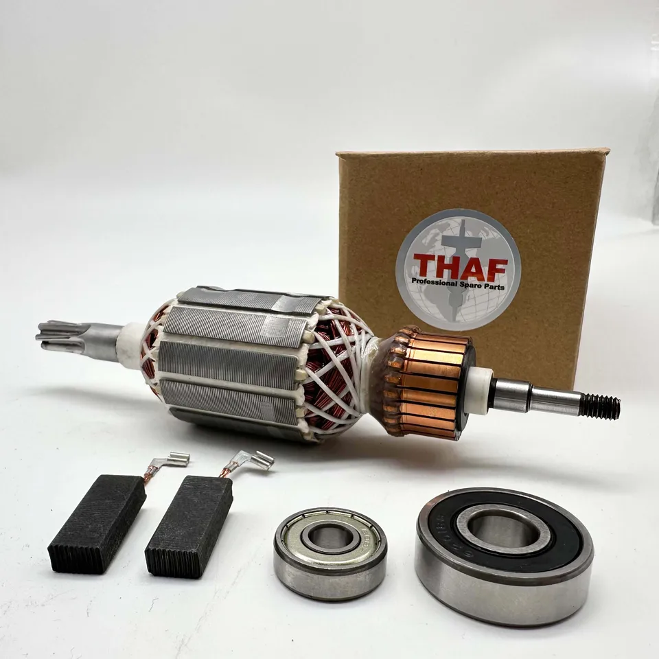 Motore Ancora Corridore + Carbone Per Makita Hr 4001C, 4010C, 4011C, HR - Foto 5