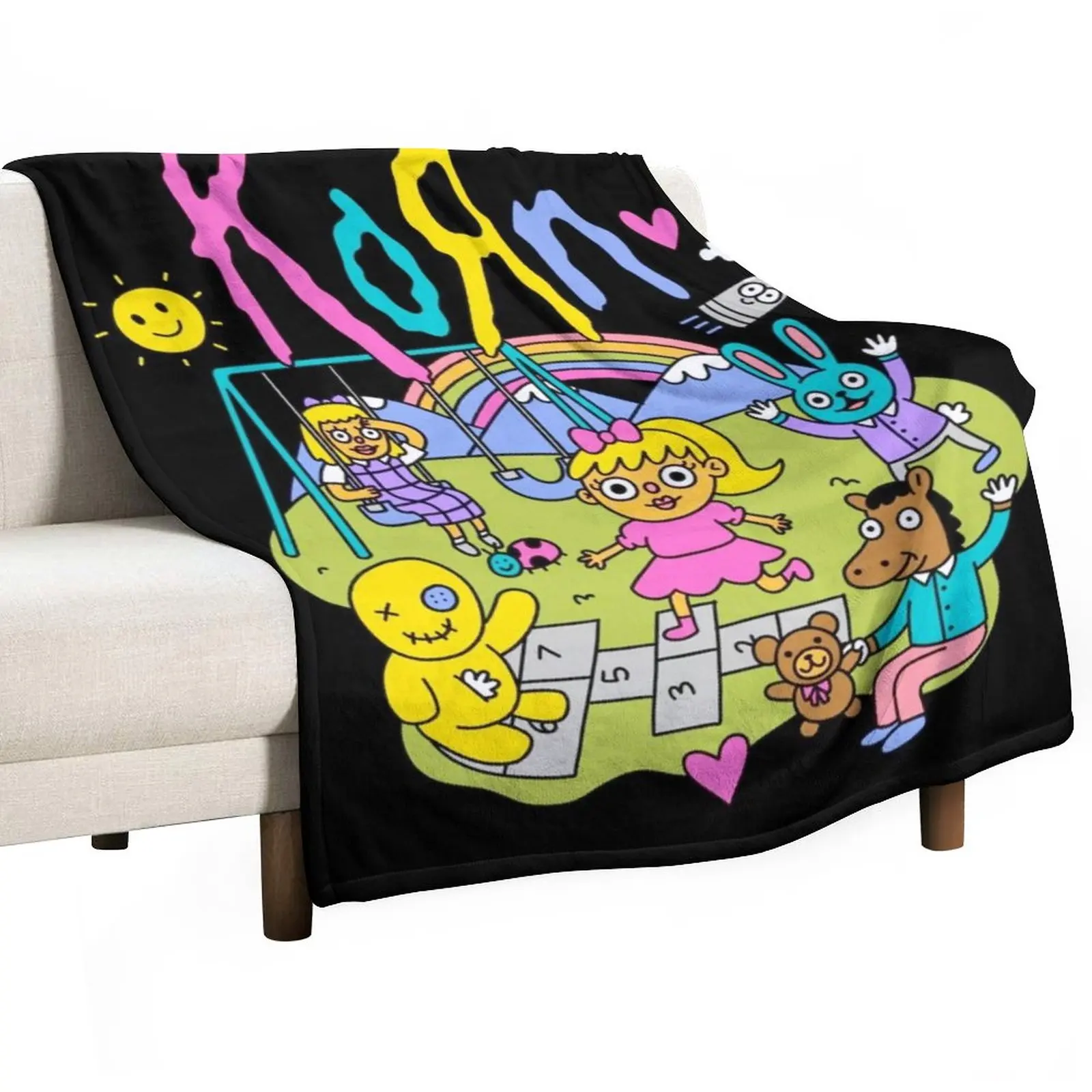 

vol.1 bon kon ron Throw Blanket Blankets For Bed Flannels Blanket