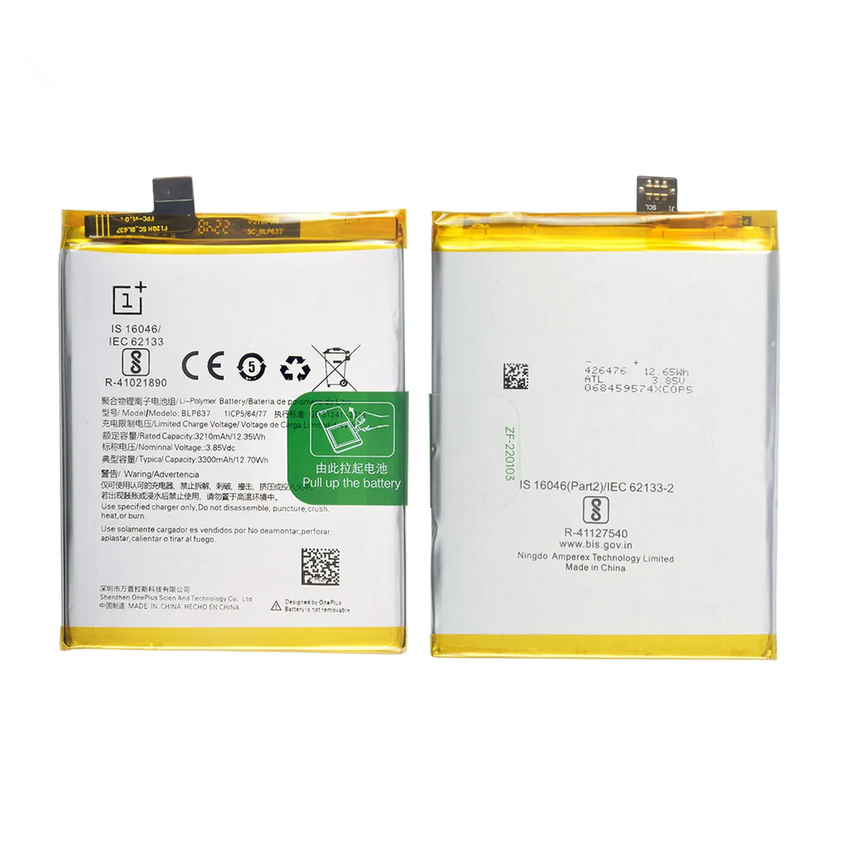 100% Orginal BLP637 3300mAh Replacement Battery For OnePlus 5/5T A5001 A5010 Genuine Latest Production Phone Batteries+Tools