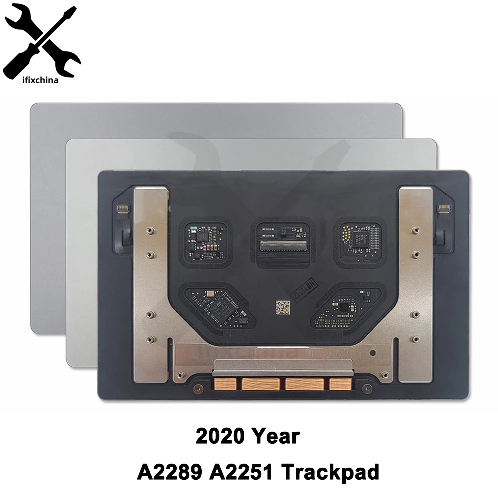 Originale Nuovo A2251 A2289 Touchpad Per Macbook Retina Pro 13 "A2289 A2251 Track Pad Fine Space Grey Sliver Sostituzione