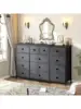 Dresser for Bedroom 47.2" W Dresser Organizer with 13 Drawers Fabric Dressers and Chest of Drawers for Closet Entryway S 2