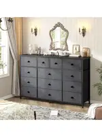 Dresser for Bedroom 47.2" W Dresser Organizer with 13 Drawers Fabric Dressers and Chest of Drawers for Closet Entryway S 2