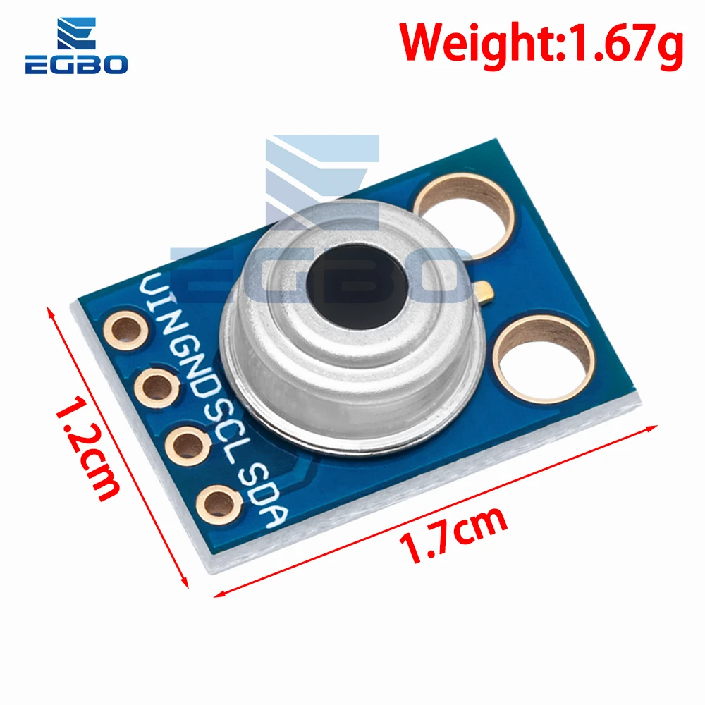 EGBO GY-906 MLX90614ESF New MLX90614 Contactless Temperature Sensor Module For Arduino Compatible