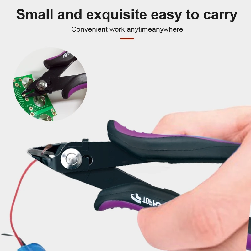 Precision Diagonal Pliers SK-5 Steel Electrical Wire Cutters Cable Flush Cutters Electronic Repair Cutting Nippers Side Snips 4