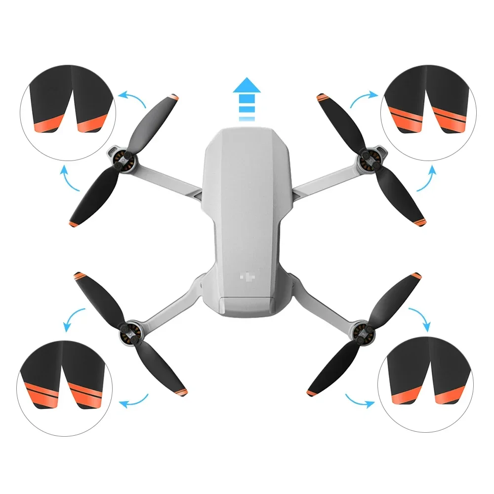 Drone Propellers Propellers for DJI Mini 2/Mini SE Drone Replacement Wing Light Weight Spare Parts for Mini 4K RC-N1