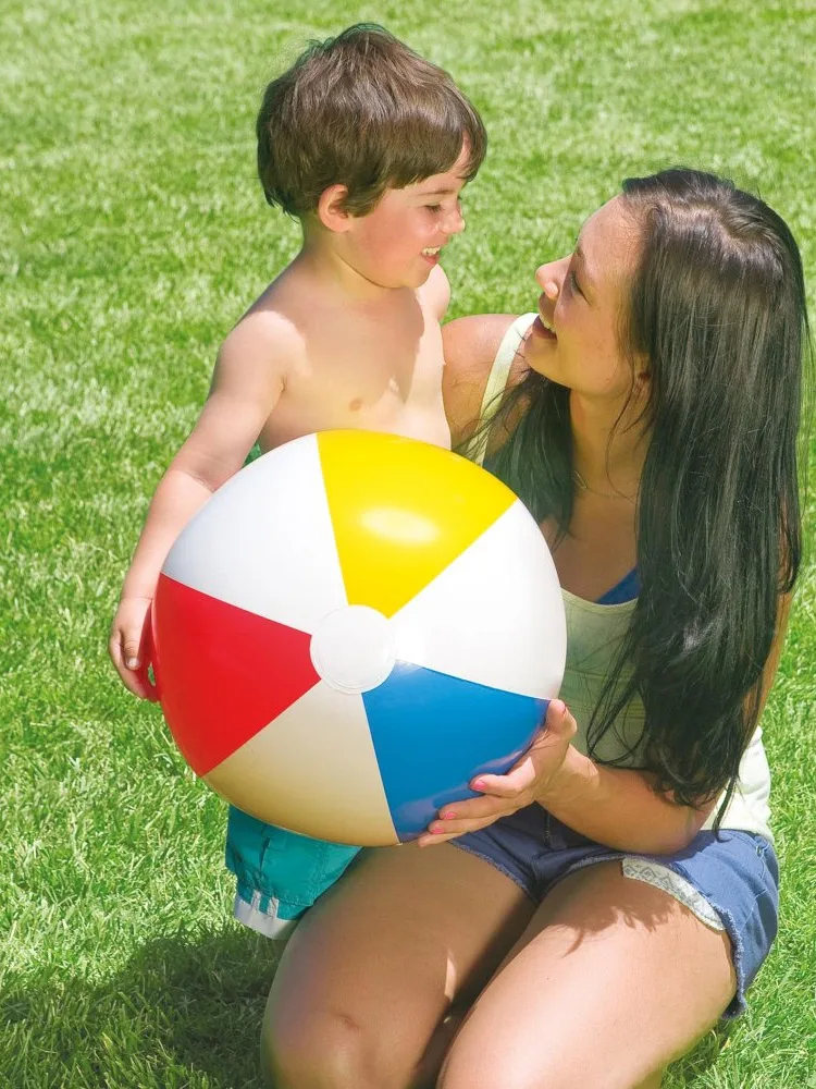 Summer Inflatable Beach Ball Children's Water Polo Swimming Pool Floating Toy Baby Ball Children's Water Volleyball