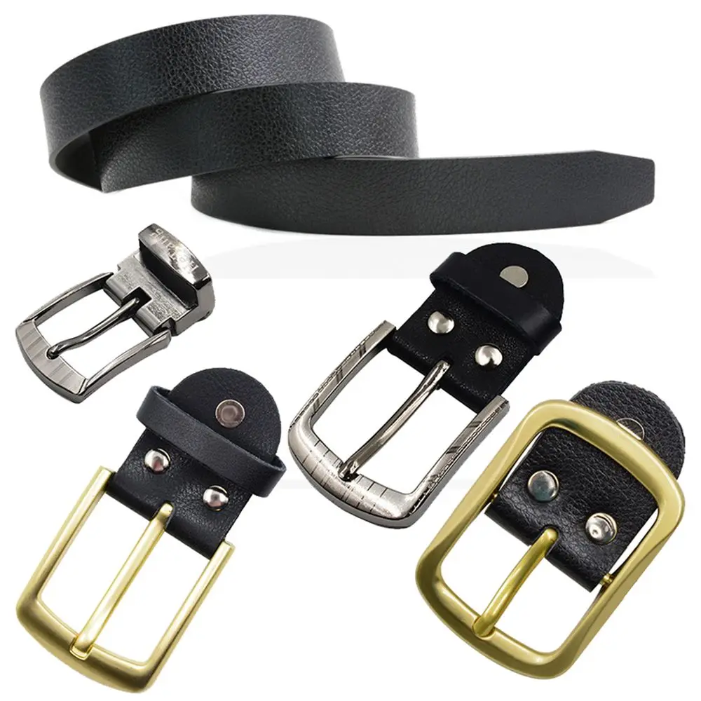 2022 neue 2.5/3.5/4 cm Echtem Leder Gürtel Schnalle Zink-legierung Schnalle Gürtel Kopf Männer Mode Zubehör hause Liefert – Detail 1
