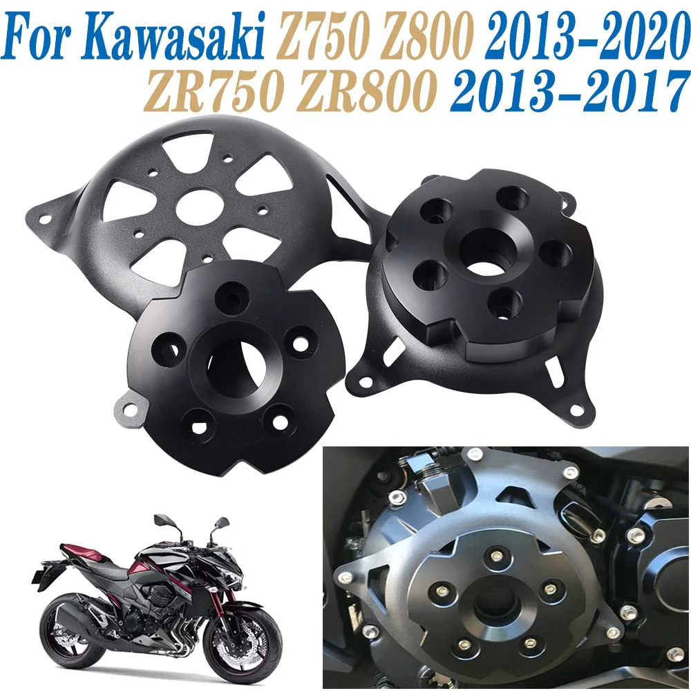 Motorcycle Stator Cover Engine Guard Protection Side Shield Protector for Kawasaki Z750 Z800