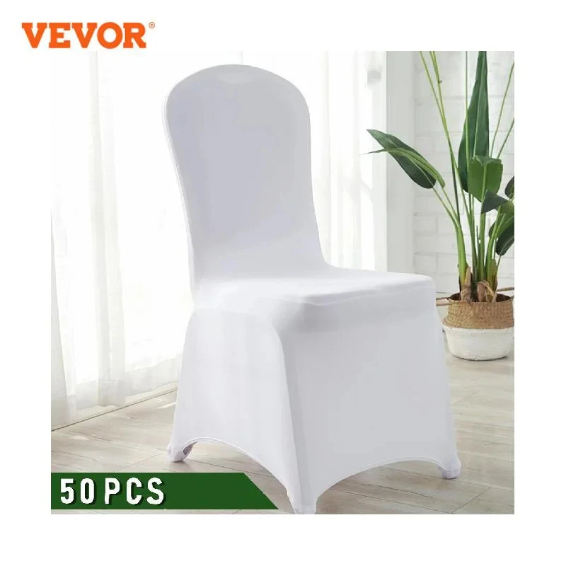 VEVOR-Juste de Chaise Universelle en IQUE dex, pour Mariage, Restaurant, Banquet, Hôtel, Dîner, 50 Pièces