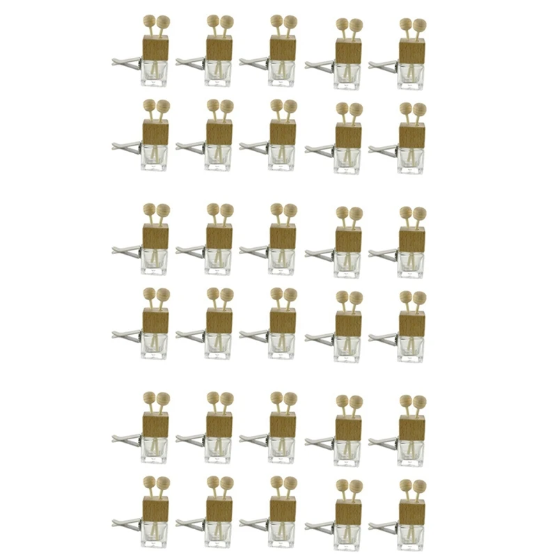 

30Pcs Car Perfume Vent Clip Auto Air Outlet Perfume Bottle Remove Odor Essential Oil Diffuser Aroma Fragrance Diffuser