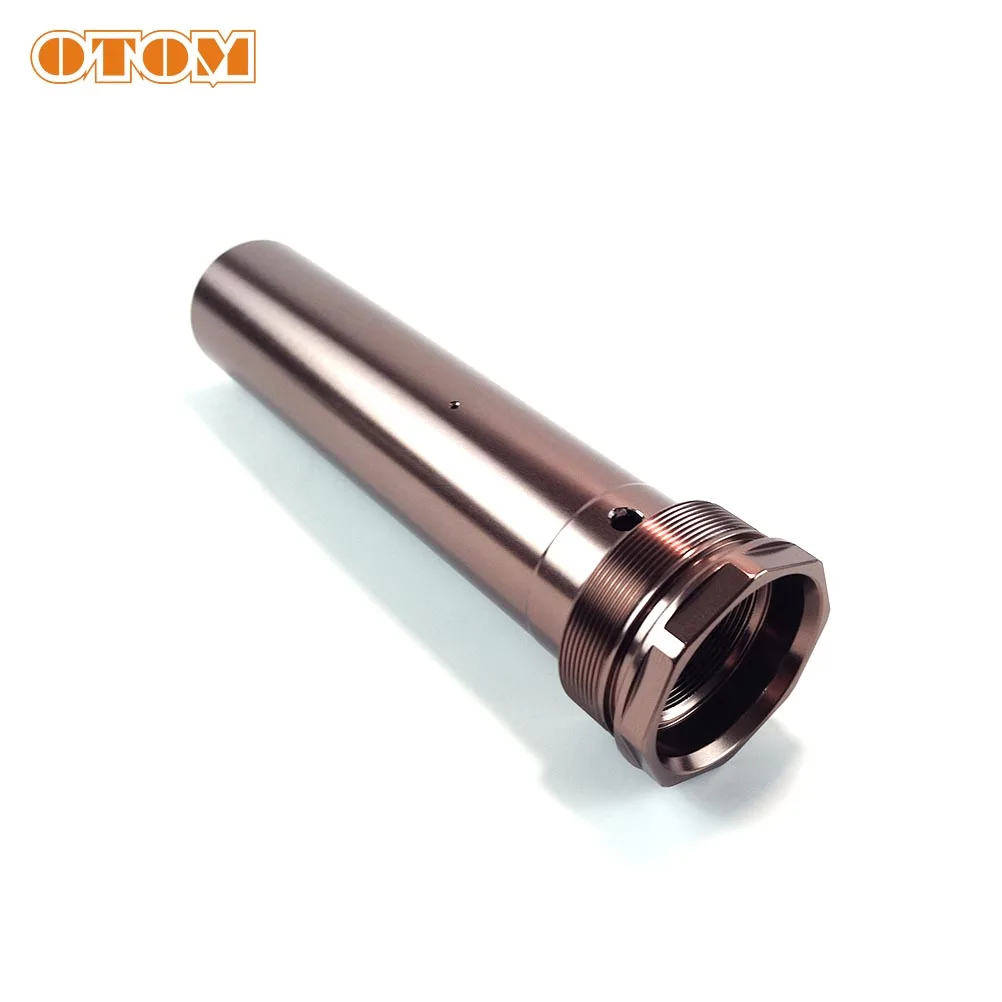 OTOM Motorcycle 47mm Front Fork Shock Absorber Dual Chamber Spring Piston Tube Rod Cover Lower Foot Brake Bushing For FASTACE K6