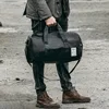 Male Gym Fitness Bags for Man Shoes PU Leather Travel Duffle Waterproof Shoulder Swimming Outdoors Sports Boxing Bags Handbag 3