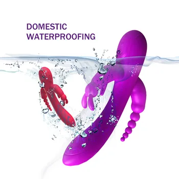 10 Speed 3 In 1 Silicone Sexy Dildos Vibrators For Woman Vaginal Auns Clitoral Massager Stimulator Female Masturbation Sex Toys 5