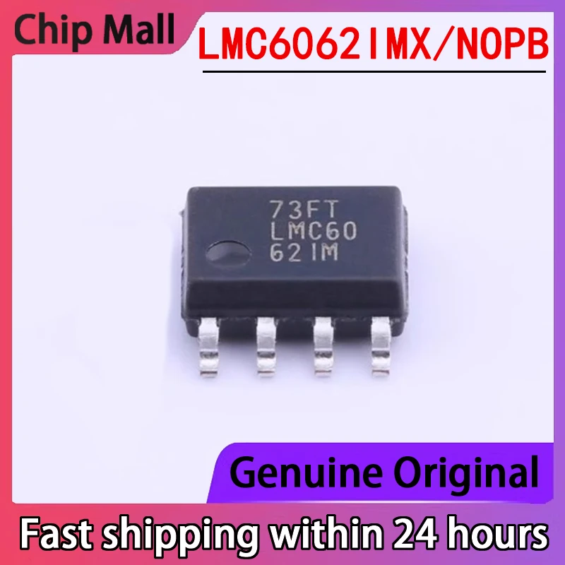 

1PCS New Original LMC6062IMX/NOPB SMT SOIC-8 Precision Operational Amplifier IC Core