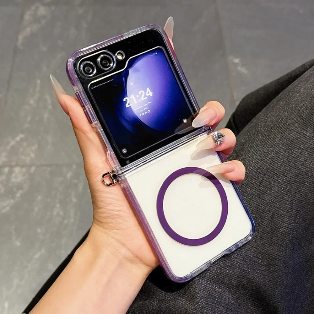 Magnetic Clear Shockproof Phone Case with Magsafe Compatibility