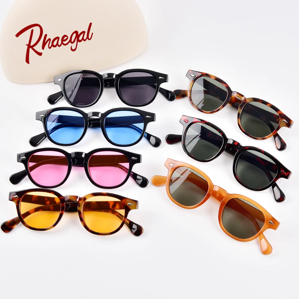 

Rhaegal Vintage Retro Classic Women Men Sunglasses Statement Trendy Outdoor Sun Shade Glasses Driving Sports Glasses Wholesale