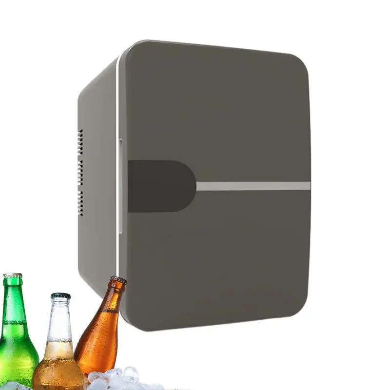 휴대용 자동차 보온 및 냉방 냉장고, 6L, 12V DC 220V AC 캠핑 냉장고, 자동차 여행용 쿨러 워머, 운전용