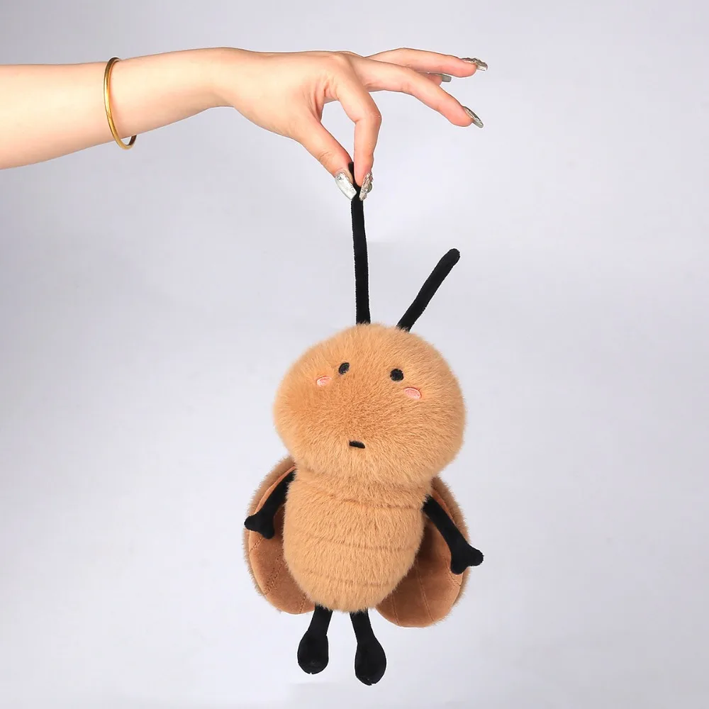 Creative Cockroach Doll Plush Toys Cute Plush Cockroaches Toys Funny Plush Toy Home Decoration Bag Pendant Nice Gift