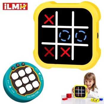 Console di gioco portatile Tic Tac Toe - Puzzle elettronico portatile per tutte le età, giocattoli da viaggio con allenamento della memoria e regali Montessori 1