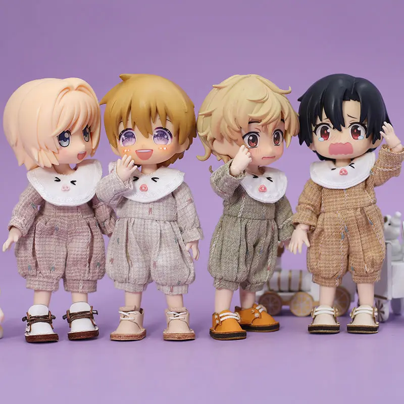 Obitsu 11 1/12 BJD Doll Bodysuit Candy Color Clothes Fashion Multi Color Suspenders for Ob11, Gsc, Body9 Doll Accessories 5